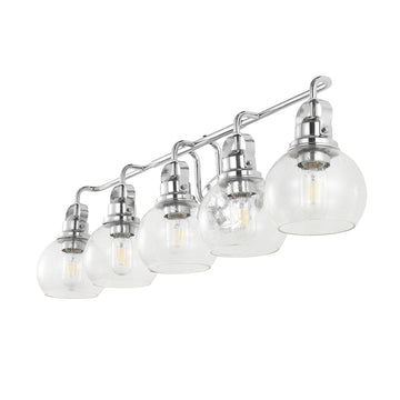 Shirley Metal/ Bubbled Glass Vanity Light - JONATHAN Y